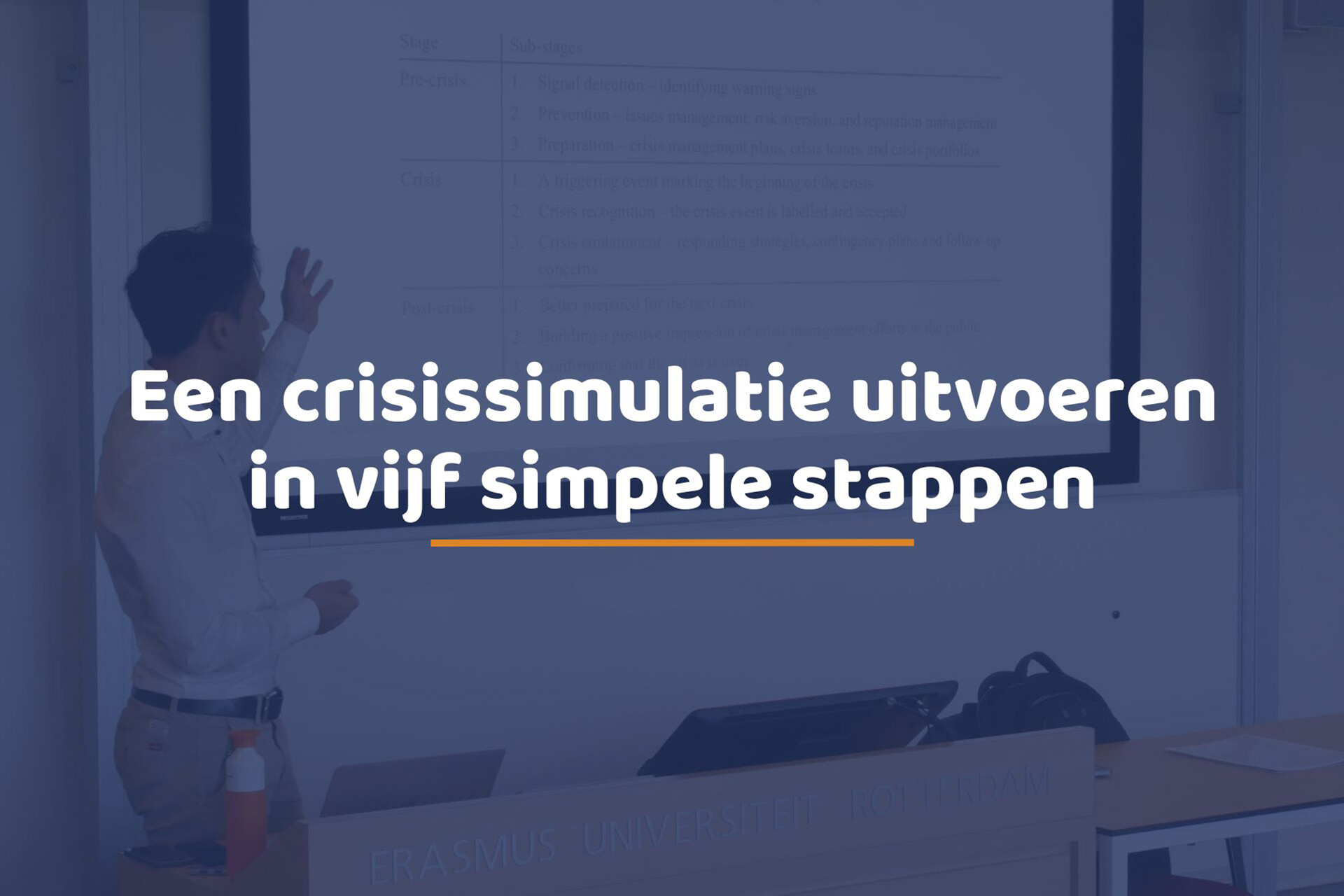 Een crisissimulatie uitvoeren in vijf simpele stappen